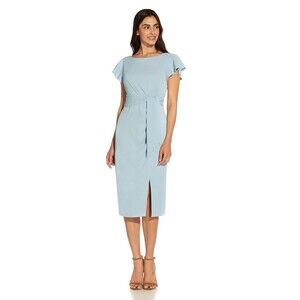 sachin and babi light blue dress Adrianna Papell Women Dress Size 12 Black w/ main image 1
